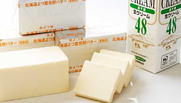 純生クリーム、発酵バター